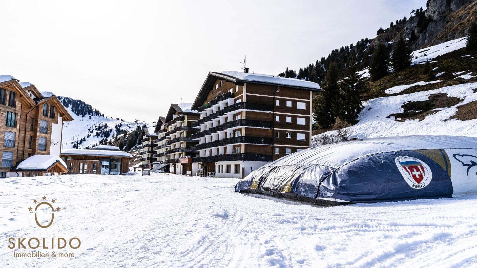 Haus Rhodania Mit Matterhornblick, Riederalp Mitte Exteriör bild